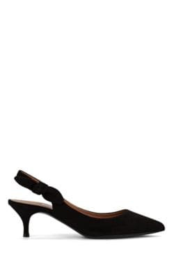 Rise Suede Slingback Pumps