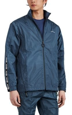 Logo-Tape Tech-Faille Track Jacket