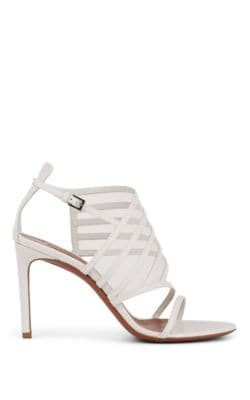 Leather & Mesh Sandals