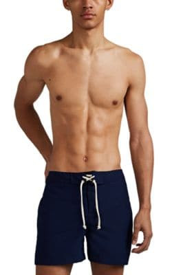 Embroidered Swim Trunks