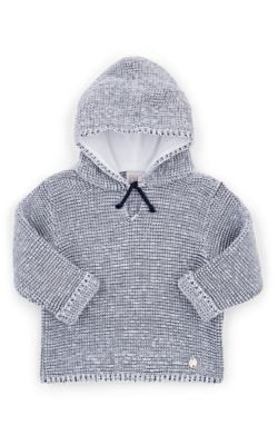 Infants' Cotton Hooded Sweater