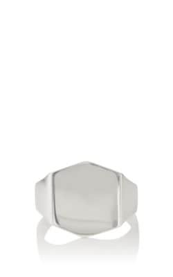 Hexagonal Signet Ring