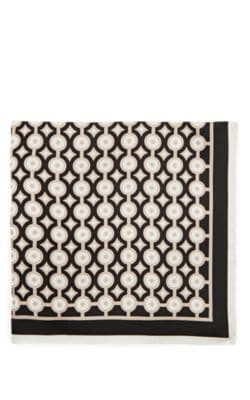 Deco-Pattern Silk Pocket Square 1