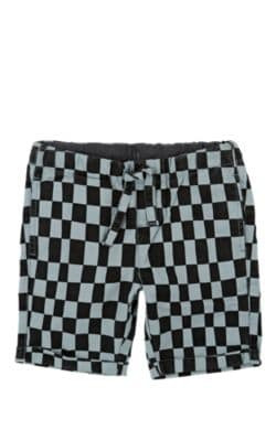 Kids' Artis Checked Cotton Shorts