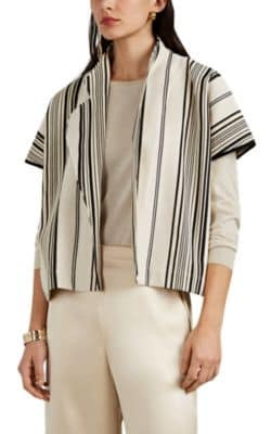 Edi Striped Shrug Jacket