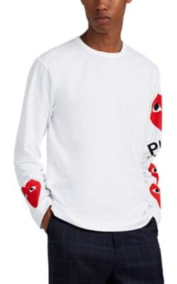 Heart-Logo Cotton Long-Sleeve T-Shirt 2