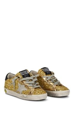 Kids' Superstar Glitter Sneakers
