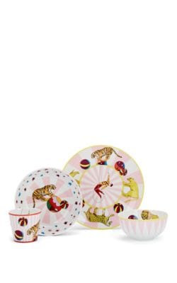 4-Piece Circus Porcelain Set