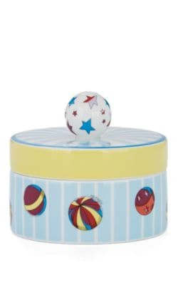 Circus Porcelain Small Round Box