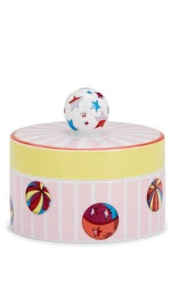 Circus Porcelain Small Round Box 1