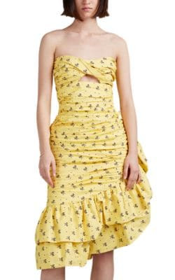 Pontassieve Bow-Pattern Cotton Dress
