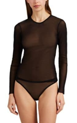 Soire Confidence Mesh Long-Sleeve Top