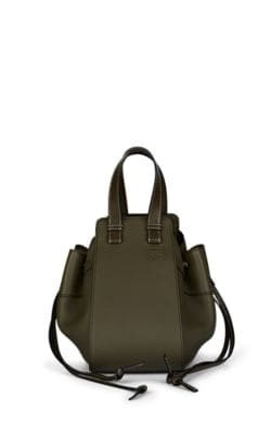 Hammock Drawstring Small Leather Bag