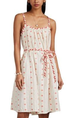 Noelle Folkloric Cotton Gauze Dress