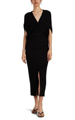 Aki Silk Charmeuse Dress