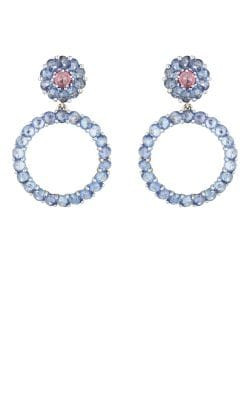 Sapphire Drop Earrings