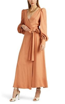 Crepe Wrap Dress