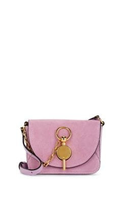 Keyts Nano Leather & Suede Crossbody Bag
