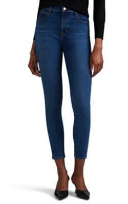 Leenah High-Rise Ankle Skinny Jeans