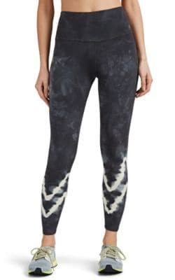 Sunset Tie-Dyed Stretch-Cotton Leggings 2