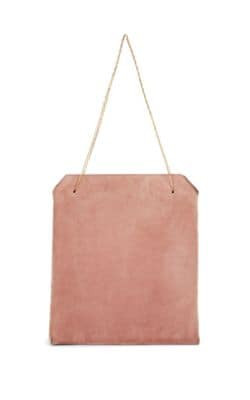 Small Suede Lunch Bag