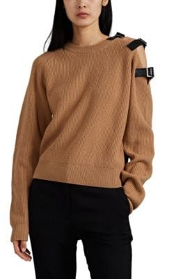 Ness Belt-Detailed Rib-Knit Sweater