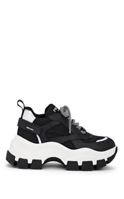 Women's Leather & Nylon Sneakers