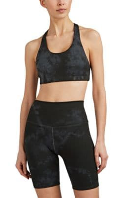 Estrella Tie-Dyed Ponte-Knit Sports Bra