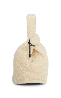 Small Shearling Bucket Bag