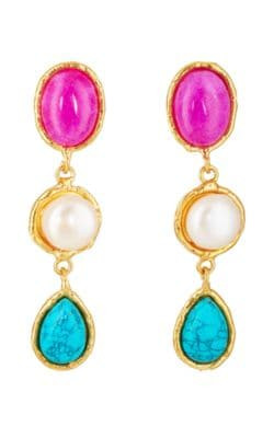 Cascade 3 Drop Earrings