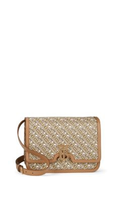 TB Monogram Medium Leather Shoulder Bag