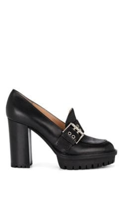 Lewis Buckle-Detailed Leather Pumps