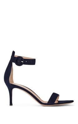 Portofino Suede Ankle-Strap Sandals
