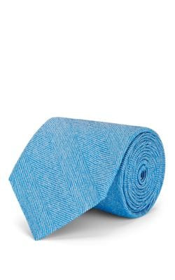 Herringbone Silk Faille Necktie