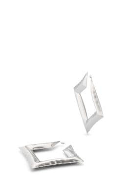 Inflated Square Earrings