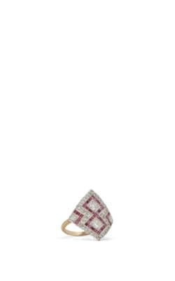 Edwardian Diamond & Ruby Ring