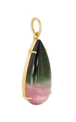 Watermelon Tourmaline Pendant Necklace