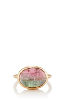 Watermelon Tourmaline Ring