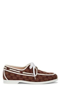 "Vintage" Canvas Boat Shoes