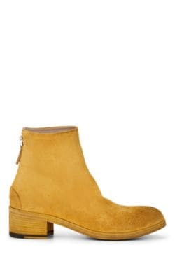 Distressed Suede Ankle Boots 1