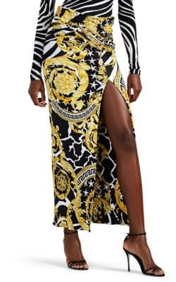 Savage Baroque Jersey Skirt