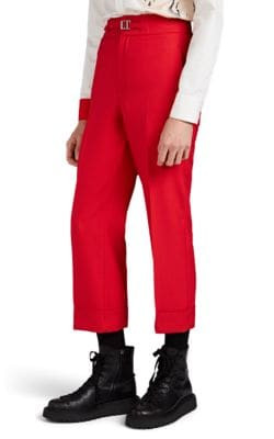Cuffed Crop Trousers