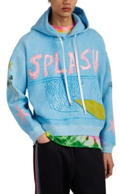 "Splash" Cotton Fleece Hoodie