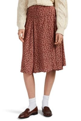 Anjana Floral Silk Skirt