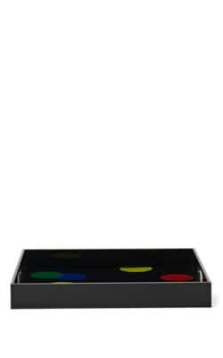 Floating Dots Lacquered Tray