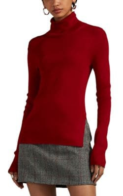 Rib-Knit Turtleneck Top