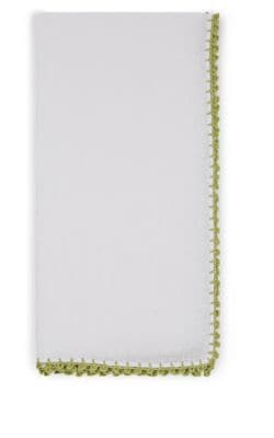 Linen Picot-Trimmed Napkin