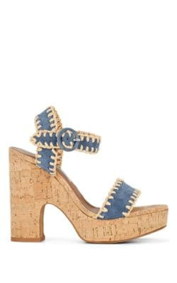 Elena Whip Suede Cork Platform Sandals 1