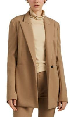 Ciel Splittable Wool Double-Breasted Blazer