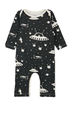 Infants' Outer-Space-Print Organic Cotton Coverall